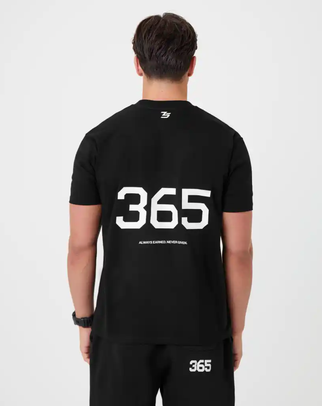365 TRAINING TEE 'ALWAYS EARNED. NEVER GIVEN'
